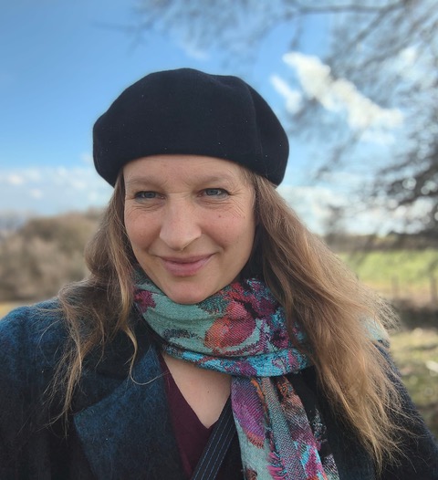 Claudia Segel beim Sprachunterricht